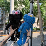 Cloth Doll Pink Sesame Street KAWS Doll X Doll BFF Plush Toy bag