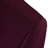 Burgundy Suit Men's Three-Piece Suit plus Size Wedding Groom Suit