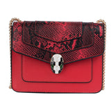 Snake Head Bag Women's Bag Chain Crossbody Bag All-Matching Fashion Shoulder Small Square Bag