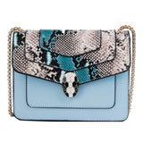Snake Head Bag Women's Bag Chain Crossbody Bag All-Matching Fashion Shoulder Small Square Bag