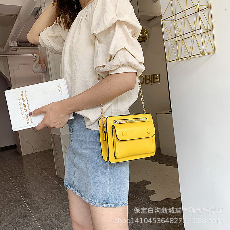 Crossbody Bag Summer Textured Small Square Bag