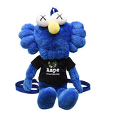 Cloth Doll Pink Sesame Street KAWS Doll X Doll BFF Plush Toy bag