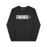Vlone Sweatshirt Printed Men's and Women's Loose Casual Long Sleeves Tshirt Autumn