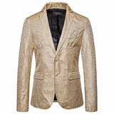 Fall Men's Suit Men's Colorful Two-Button Suit Casual Printed Jacket Men's Suits Jacket Men Blzer
