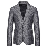 Fall Men's Suit Men's Colorful Two-Button Suit Casual Printed Jacket Men's Suits Jacket Men Blzer