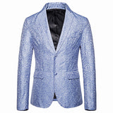 Fall Men's Suit Men's Colorful Two-Button Suit Casual Printed Jacket Men's Suits Jacket Men Blzer