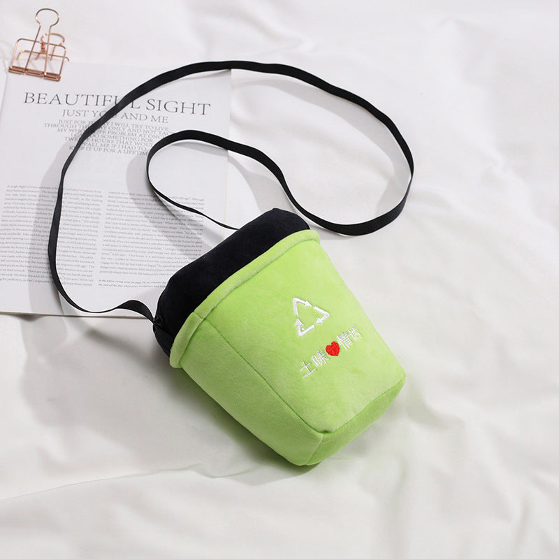 Uzzlang Messenger Bag Cool Text Bucket Bag Mini Bag
