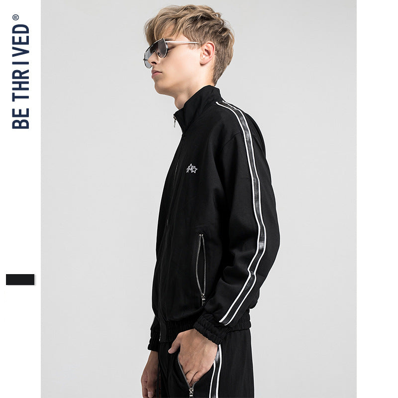 Men's Summer Sports plus Size Loose Top Retro Men's Coat Jacket Men's Top