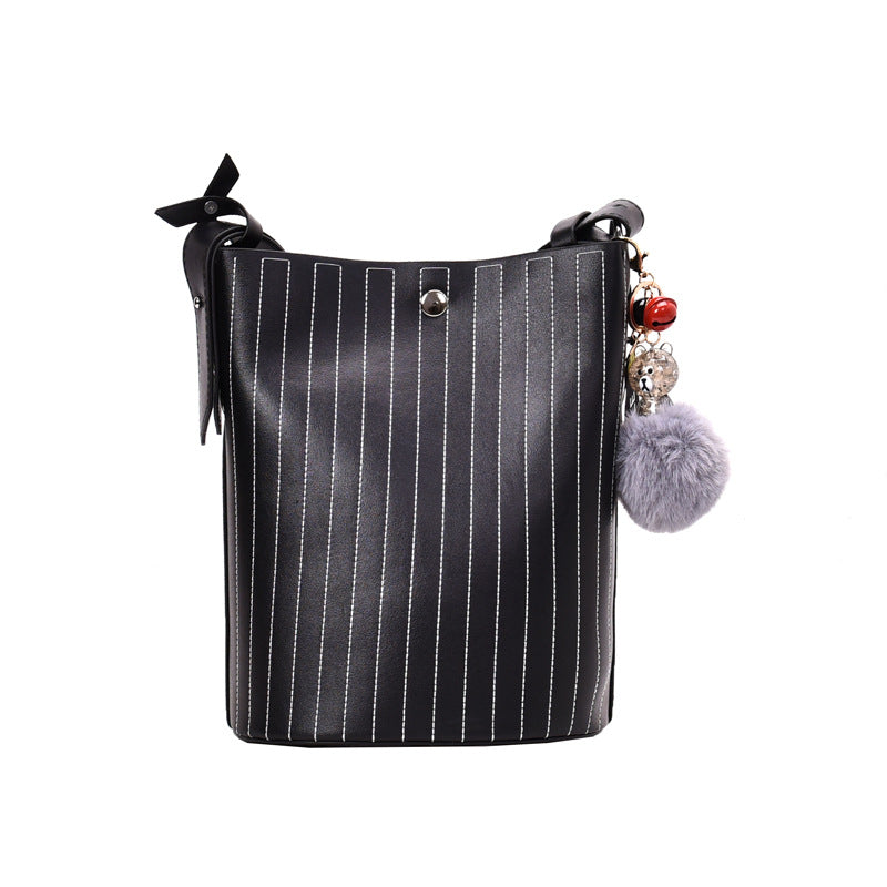 Women's Bucket Bag Broadband One-Shoulder Bag Crossbody Bag