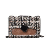 Chain Shoulder Messenger Bag All-Matching Woolen Small Square Bag