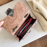 Chain Shoulder Messenger Bag All-Matching Woolen Small Square Bag