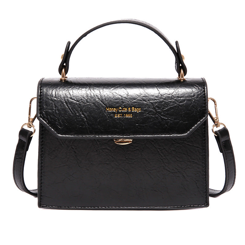 Retro Easy Matching Small Square Handbag Shoulder Messenger Bag