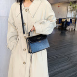 Retro Easy Matching Small Square Handbag Shoulder Messenger Bag