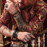 Men's Shirt Vacation Casual Fashion Pattern Printed Top