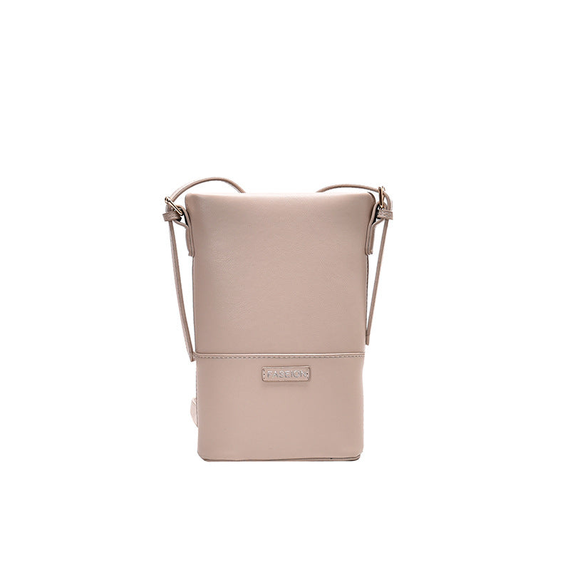 Single Cross Body Bucket Bag Simple Stylish Cool Crossbody Bag