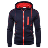 Men's Autumn and Winter Large Size Retro Sports Men's Casual Cardigan Hoodie Men Spring Hoodie