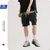 Retro Straight Casual Large Size Shorts Loose Five-Point Sweatpants Men's Men's Pant