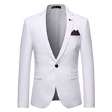 Mens Graduation Outfits Autumn Casual Fashion Tailored Suit Three-Piece Men's Solid Color Slim Fit Small Business Suit