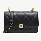 Women's Diamond Embroidery Thread Bag Chic Chain Small Crossbody Bag