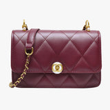 Women's Diamond Embroidery Thread Bag Chic Chain Small Crossbody Bag