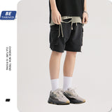 Retro Straight Casual Large Size Shorts Loose Five-Point Sweatpants Men's Men's Pant