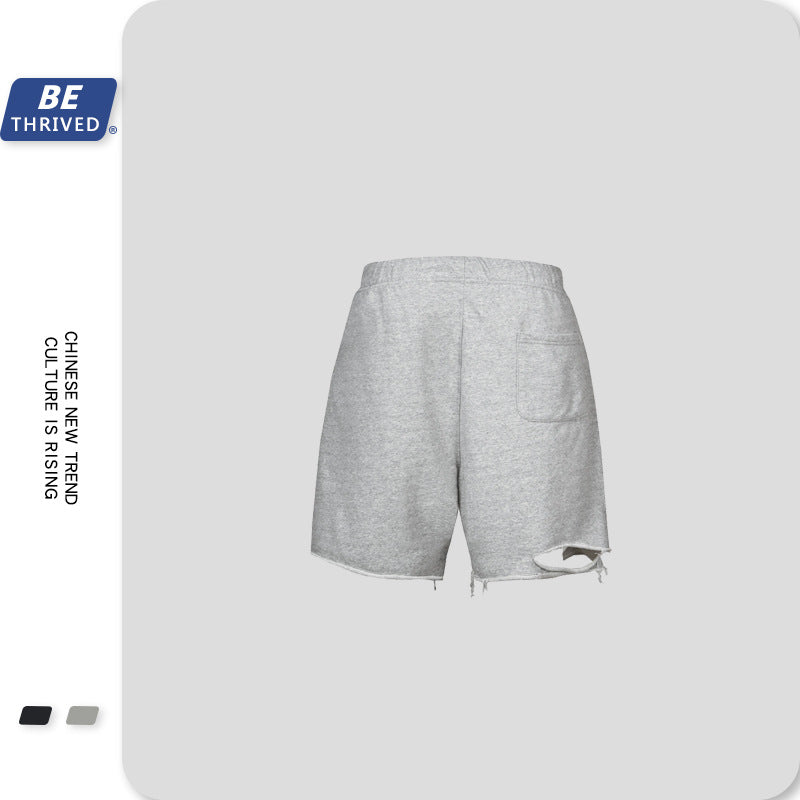 Men's Summer Five-Point Sweatpants Large Size Library Loose Casual Retro Sports Shorts Men's Men's Pant