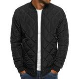 Men's Cotton-Padded Clothes Winter Solid Color Jacket Men's Fashion Cotton-Padded Jacket Men Winter Outfit