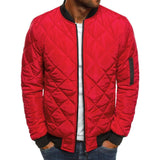 Men's Cotton-Padded Clothes Winter Solid Color Jacket Men's Fashion Cotton-Padded Jacket Men Winter Outfit