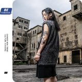 Men's Summer Loose Vest Large Size Loose Leisure Sports T-shirt Men's Men's Top