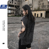 Men's Summer plus Size Casual Sports Loose Vest T-shirt Men's Men Top