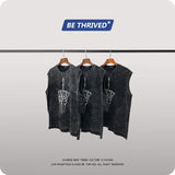 Men's Summer Loose Vest Large Size Loose Leisure Sports T-shirt Men's Men's Top