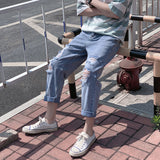 Summer Casual Jeans Men's plus Size Sports Loose Trousers Jeans Men Jeans