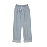 Summer Jeans Men's Large Size Retro Sports Baggy Straight Trousers Casual Pants Trousers Men's Jeans