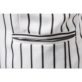 Men's Fall plus Size Suit Jacket Fashionable Striped Two-Button Single Western Jacket Men Winter Outfit