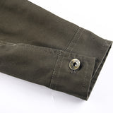 Men's Outdoor Windproof Coat Men's Casual Jacket Casual Large Size Air Force Turn-down Collar Coat Men