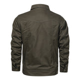 Men's Outdoor Windproof Coat Men's Casual Jacket Casual Large Size Air Force Turn-down Collar Coat Men