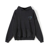 Men's Autumn and Winter Large Size Loose Retro Sports Hooded Sweater Men's Men's Top