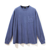 Men's Autumn and Winter Vest Retro plus Size Sports Loose Long Sleeve T-shirt Men Top