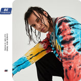 Men's Clothing Fall plus Size Retro Sports Men's Clothing Casual Sweatshirt Infmen Top