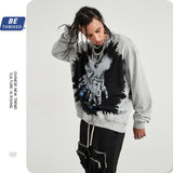 Men's Autumn and Winter Punk plus Size Retro Sports Coat Men's Clothing Men Top