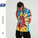 Men's Clothing Fall plus Size Retro Sports Men's Clothing Casual Sweatshirt Infmen Top