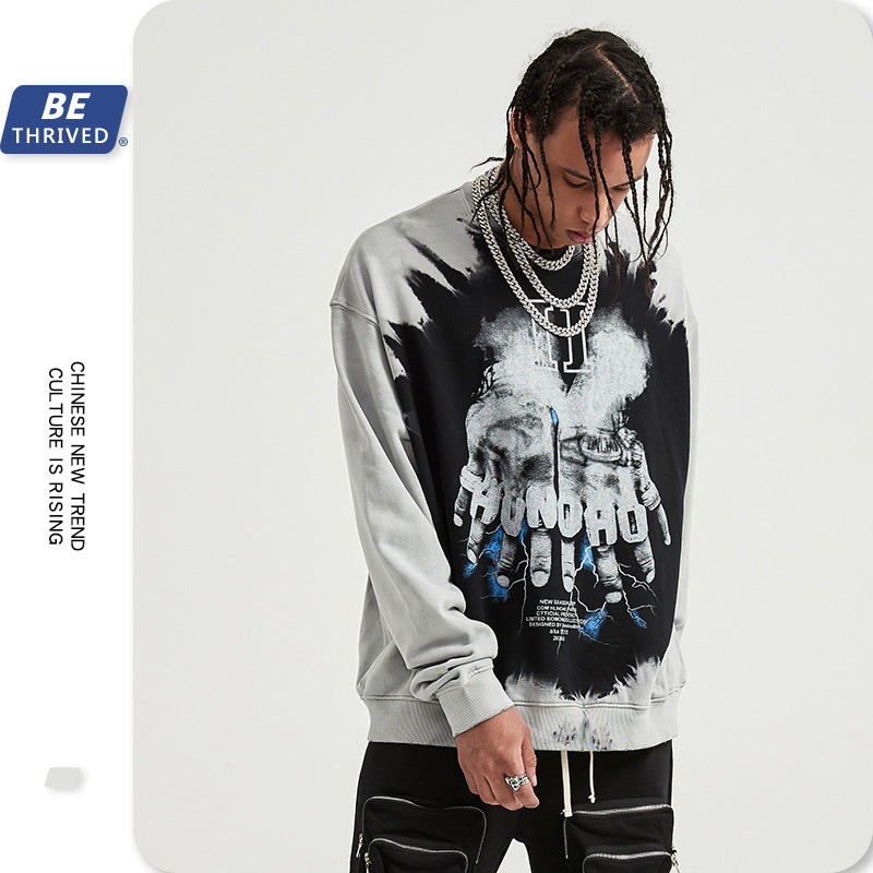 Men's Autumn and Winter Punk plus Size Retro Sports Coat Men's Clothing Men Top