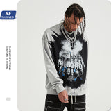 Men's Autumn and Winter Punk plus Size Retro Sports Coat Men's Clothing Men Top