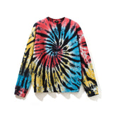 Men's Clothing Fall plus Size Retro Sports Men's Clothing Casual Sweatshirt Infmen Top