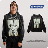 Men's Autumn Coat Retro plus Size Retro Sports Loose Sweater Men Top