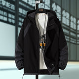 Men Cargo Jacket Men's Spring and Autumn Casual Fashion Work Clothes Coat Men's Clothing Top