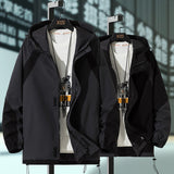 Men Cargo Jacket Men's Spring and Autumn Casual Fashion Work Clothes Coat Men's Clothing Top