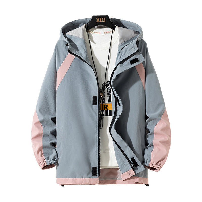 Men Cargo Jacket Men's Spring and Autumn Casual Fashion Work Clothes Coat Men's Clothing Top