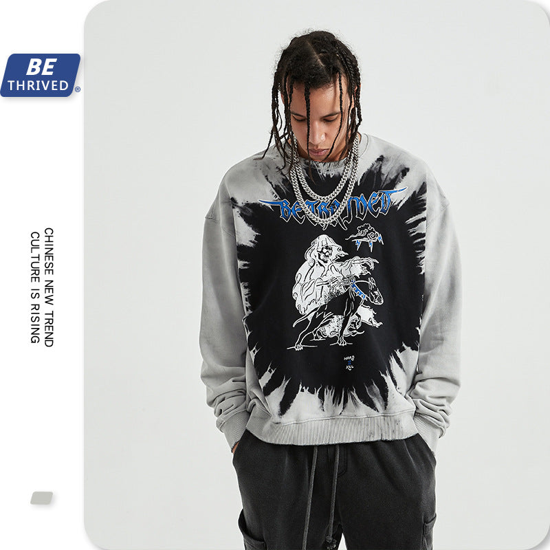 Men's Clothing Coat Top plus Size Loose Sports Autumn and Winter round Neck Sweater Men Infmen Top