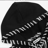 Character Print Sweater plus Size Retro Sports Coat Casual Long Sleeve Fleece Lined Sweatshirt Men Thermal Hoodie